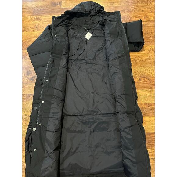 Free People X Universal Standard Women's Everest 2 Long Puffer Black 14/16 NWT - Picture 3 of 13
